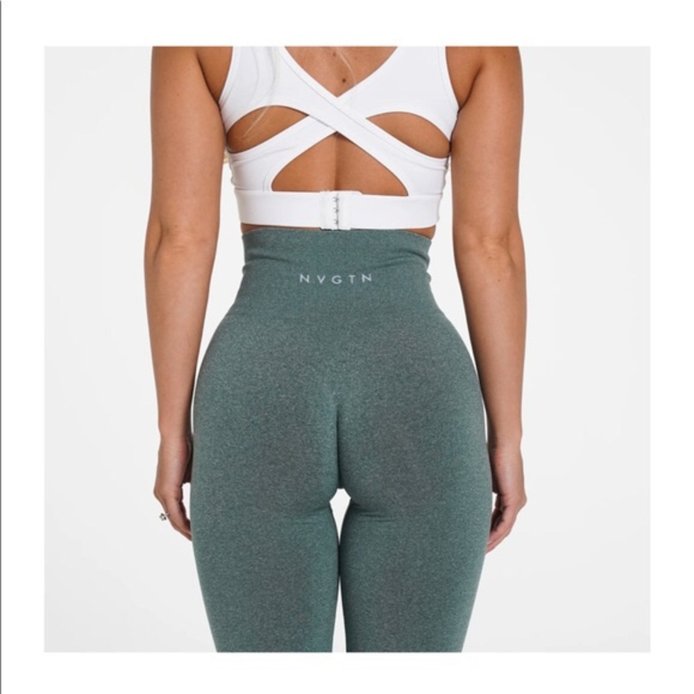 Nvgtn NV leggings on Green and blue
